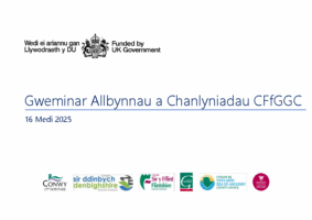 CFfGGC-Gweminar Allbynnau a Chanlyniadau 2025-09-16